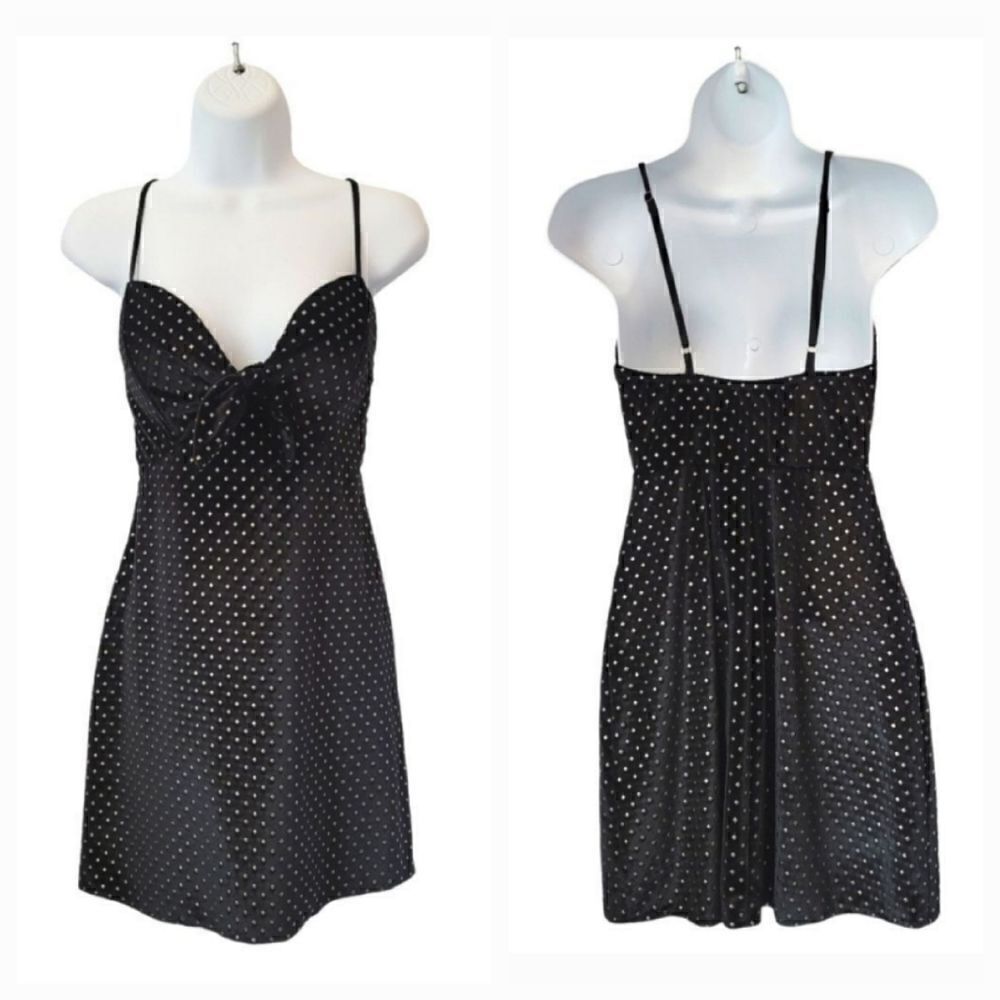 NEW Show Me Your MuMu Constance Studded Velvet Mini Dress in Black Size Small - Picture 11 of 12